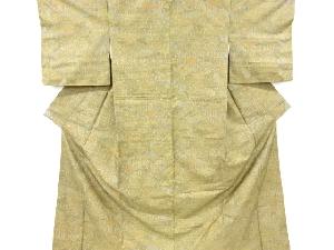 樹木模様織り出し西陣お召着物